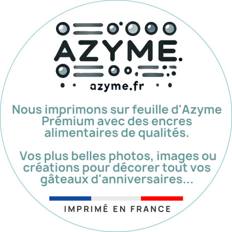 Disque azyme comestible 20 cm