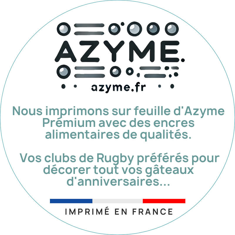 Disque azyme Rugby 20 cm