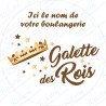 40 Pastille d'azyme Galette des rois  - KIDESTOK